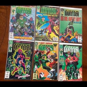 Lot of 6 green lantern comics